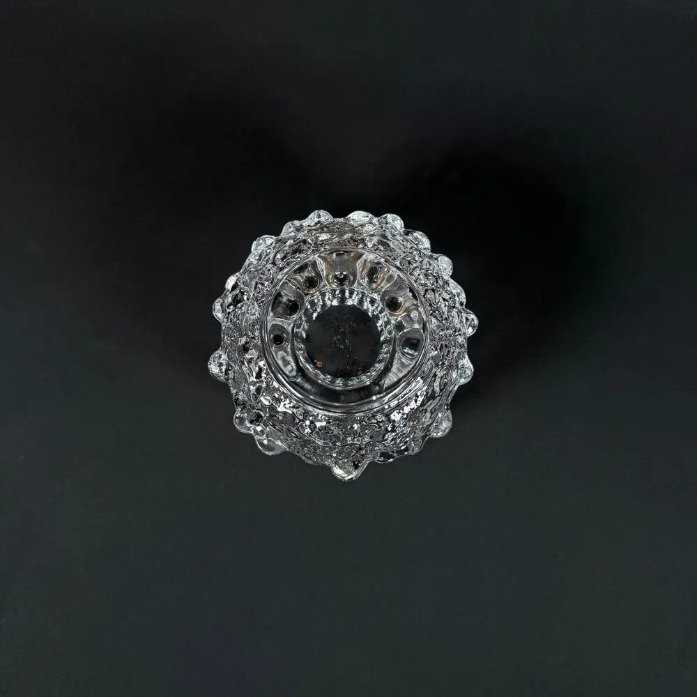 Kosta Boda Goran Warff POLAR ICE Votive Candle Holder Sweden 3.5